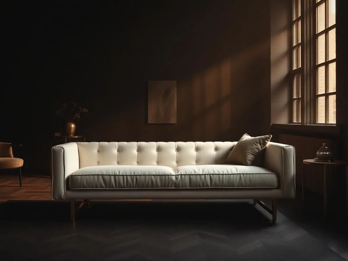 Sofas — Hand-built frames, deep seats, tailored upholstery.